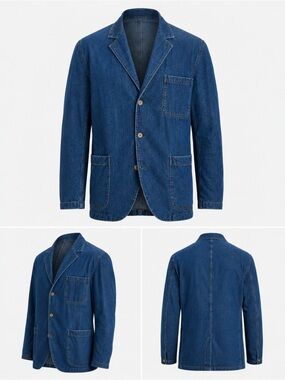Vintage RRL Double RL Ralph Lauren Denim Chore Blazer Jacket USA Men’s M